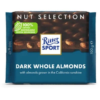 Cokolada Crna Badem Ritter Sport 100 g