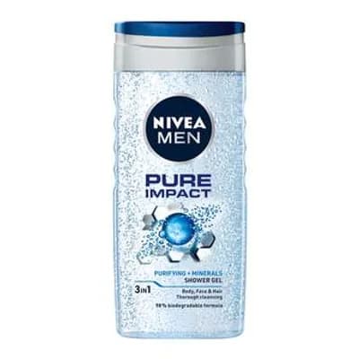 GEL ZA TUŠIRANJE PURE IMPACT ZA MUŠKARCE 250ML NIVEA NIV.80892