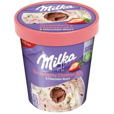 Froneri Sladoled Milka Strawberry Cheesecake 480 ml