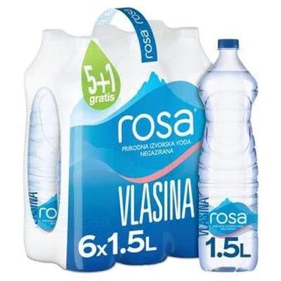 Rosa Voda Negazirana 5 1 Gratis 1,5 L