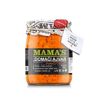Ajvar Pecene Crvene Paprike Blagi Mama S 550 g