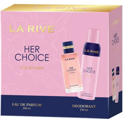 La Rive Set Her Choice W Edp /Sg100ml 100 ml