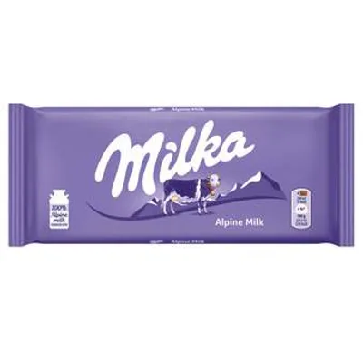 COKOLADA MILKA ALPINE MILK 80gr