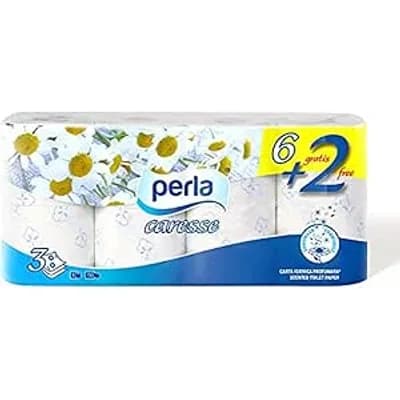 Perla Toalet Papir Kamilica Troslojni 6