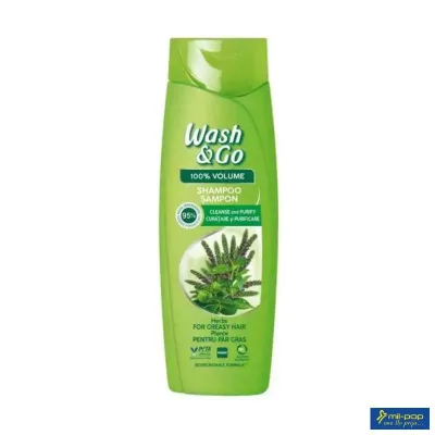 Sampon Wash&go Biljke Masna Kosa 360 ml