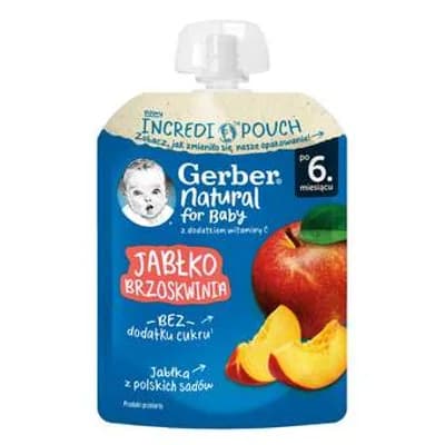 Pouch Jabuka,breskva Gerber 80 g