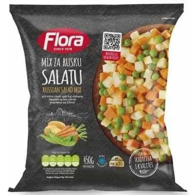 Pik Bečej Smrz.Mesavina Za Rusku Salatu Flora 450 g