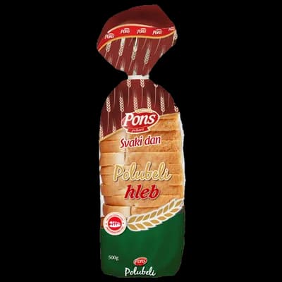 Hleb Polubeli T-850 Pekara Pons 500 g