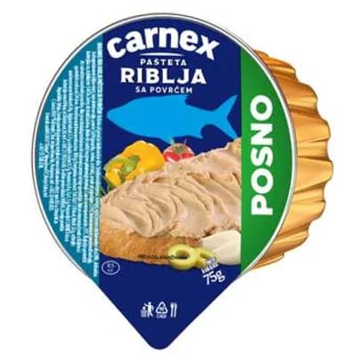 PASTETA RIBLJA POVRCE 75gr CARNEX