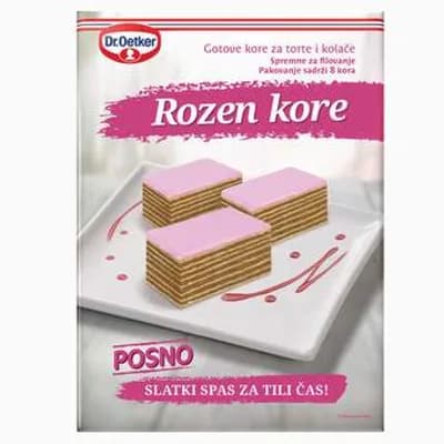 KORE ZA TORTU ROZEN 440gr DR.OETKER