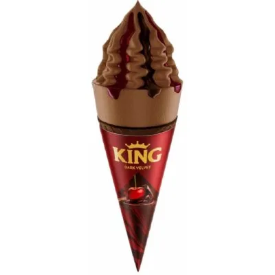 Frikom Sladoled King Dark Velvet Kornet 140 g