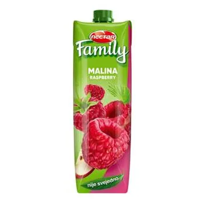 sok nectar family jabuka i malina 1l nectar