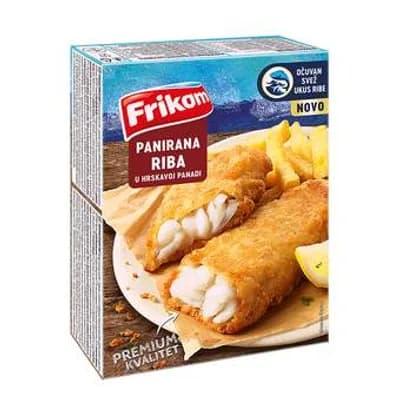 PANIRANA RIBA U HRSKAVOJ PANADI 240GR FRIKOM