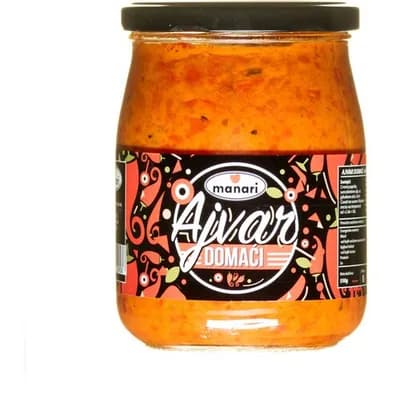 Ajvar Domaći Blagi Manari 550 g