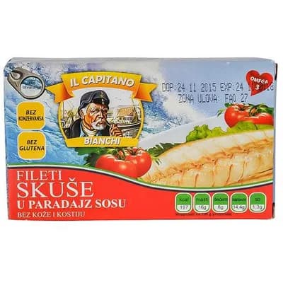 Il Capitano Skusa Fileti U Paradajz Sosu 115 g