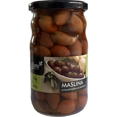 Maslina Crna Prirodna Sa Kosticom 180 g