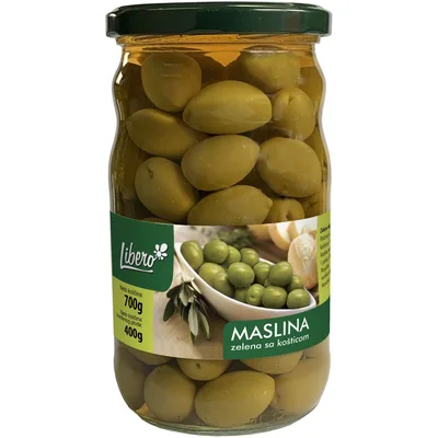 Masline Zelene Sa Kosticom 700 g