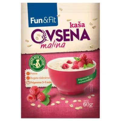 Ovsena Kasa Prava Malina Unac 60 g