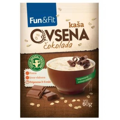 Ovsena Kasa Prava Cokolada Unac 60 g