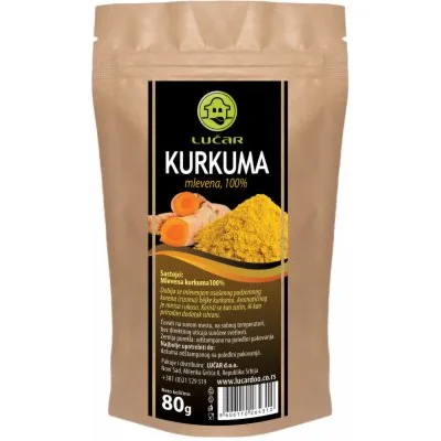 Kurkuma Mlevena Lucar 80 g