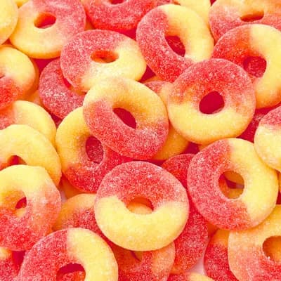 Bombon Gumena Toy Box Peach Rings 200 g