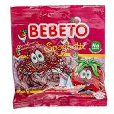 Gumene Bombone Spaghetti Strawberry Bebeto 80 g