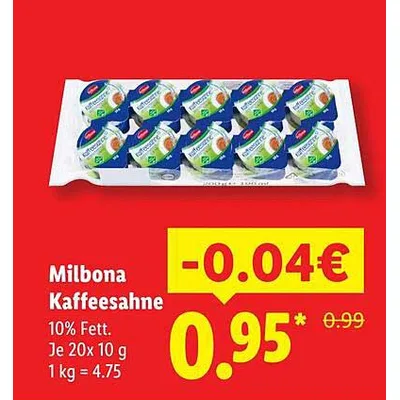 Milbona Pavlaka Za Kafu 10% 200 g