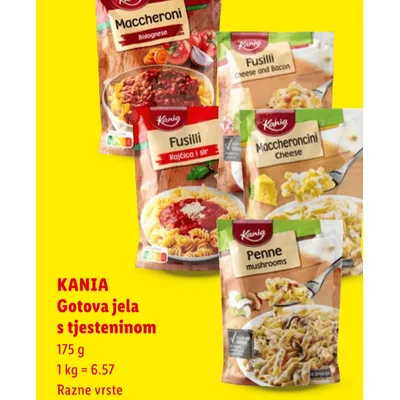 Kania Gotovo Jelo Sa Testeninom 175 g
