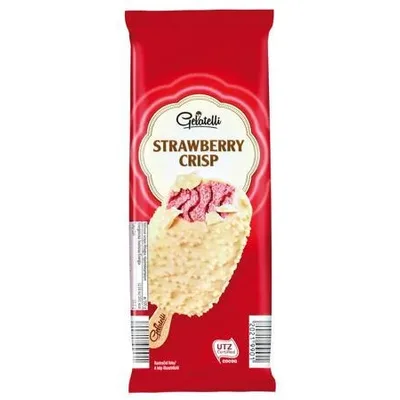 Gelatelli Sladoled Štapić Jagoda Krisp 120 ml