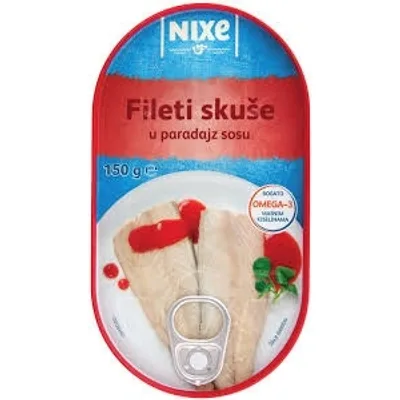 Fileti Skuše U Paradajz Sosu 150 g