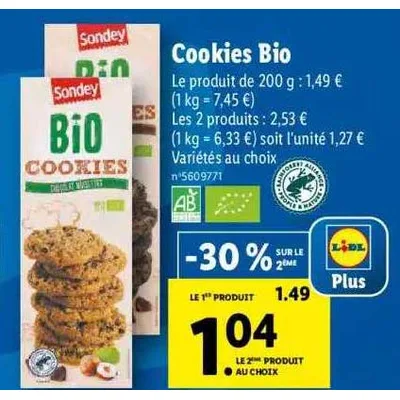 Sondey Farmer Cookies 200 g