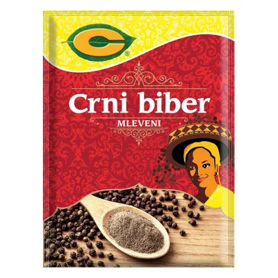 Kania Biber Crni, Mleveni 20 g