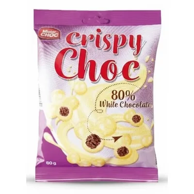Bele Kokos Čokoladne Kuglice 80 g