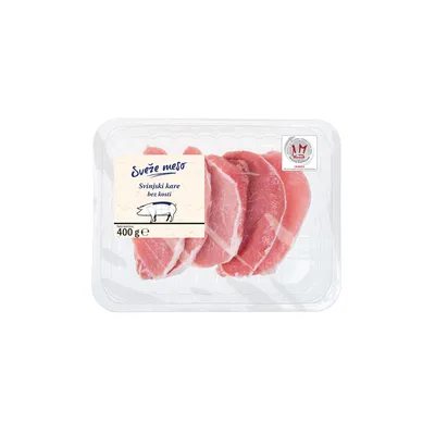 Svinj. Kare Bez Koske Narezan 400 g
