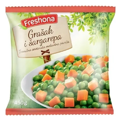 Freshona Smrznuti Mix Grašak-Šargarepa 450 g