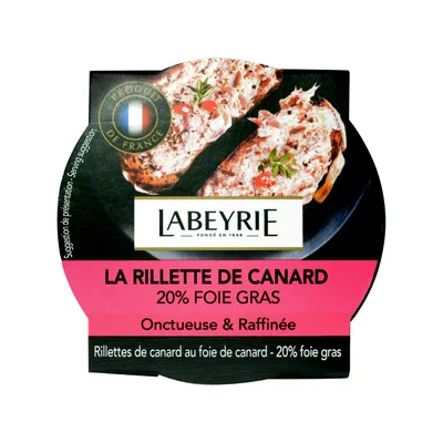 Namaz Od Pačije Jetre Rillettes Foie Gras 20% Labeyrie 90 g