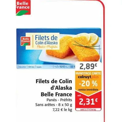 Panirani Filet Oslića Sa Aljaske Belle France 400 g