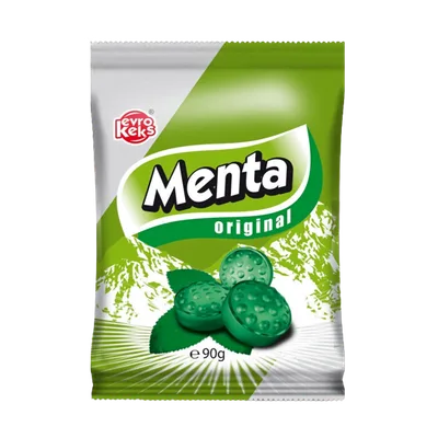 Bombone Mentina Žele Crna Ribizla Zaharni Zavodi 90 g