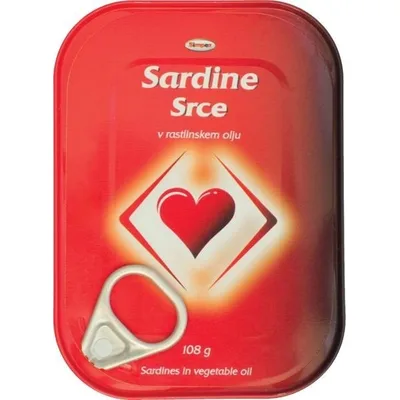 Sardina Srce Jadranska U Biljnom Ulju 108 g