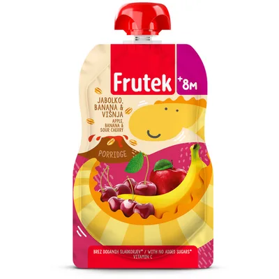 Kaša Voćni Pire Višnja Ovsena Frutek 100 g