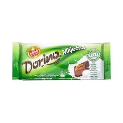 Cokol.Mlec.Bez Secera(stevia)dorina 80 g