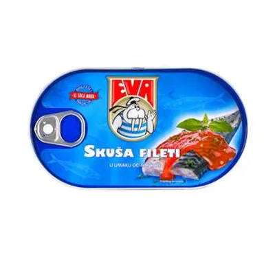 Podravka Fileti Skuše Eva U Umaku Od Paradajza 170 g