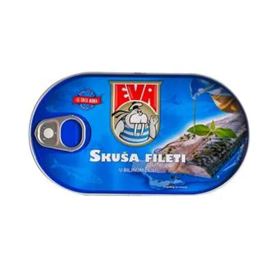 Podravka Fileti Skuše Eva U Biljnom Ulju 170 g