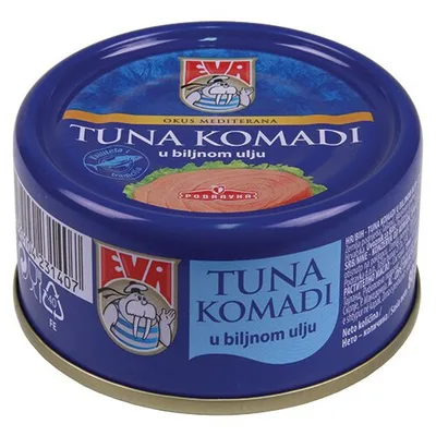 Podravka Eva Tuna Komadi U Bilj.Ulju 80 g