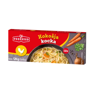 Podravka Supa u Kocki Kokošija Retro 60 g