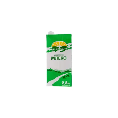 Mleko Zbregov Dugotrajno 2.8% Čep 2 L