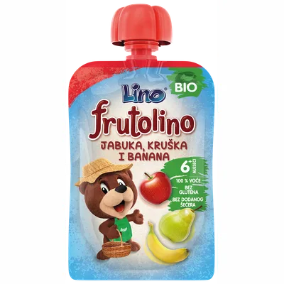 Podravka Hrana Dečija Frutolino Jabuka Kruška I Banana Pouc 100 g