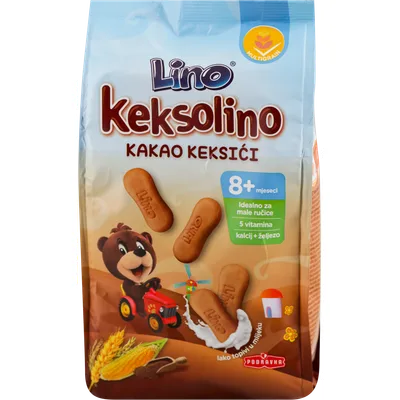 Podravka Hrana Dečija Keksolino Kakao Keksići 140 g