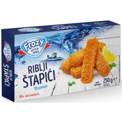 Smrznuti Panirani Riblji Štapići Frozy 250 g