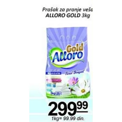 Prasak Za Ves Alloro Gold Mountain Fresh 3 kg